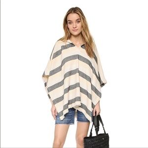 Solid & Striped Beach Cape/Poncho NWT